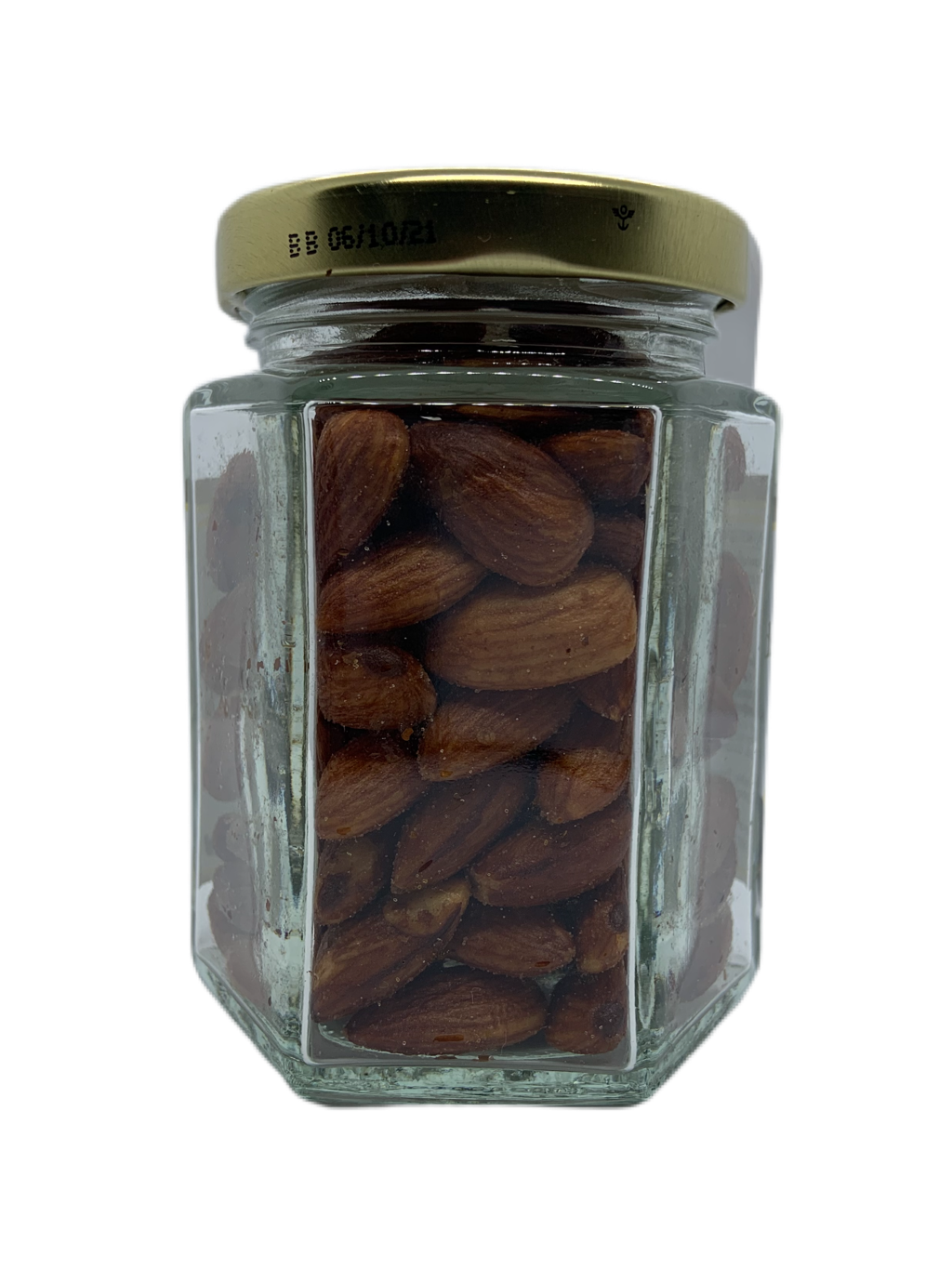 Salted Almonds Hexagonal Jar - The Dormen Food Company