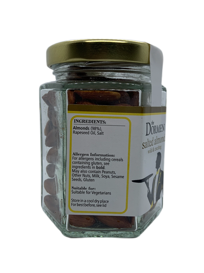 Salted Almonds Hexagonal Jar - The Dormen Food Company