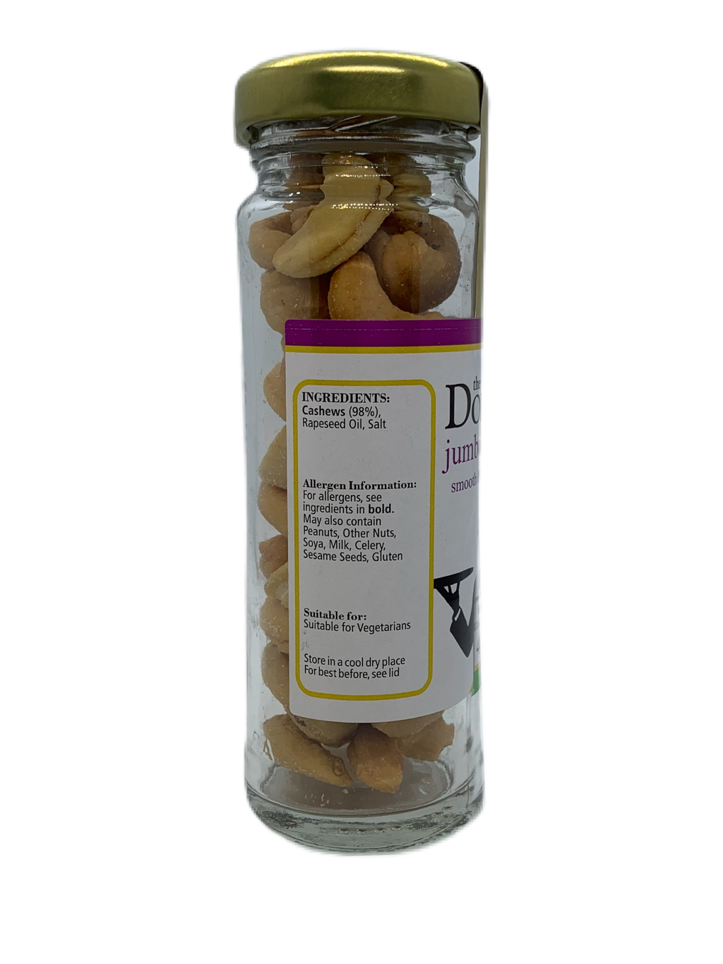 Salted Cashews Bartec Jar - The Dormen Food Company