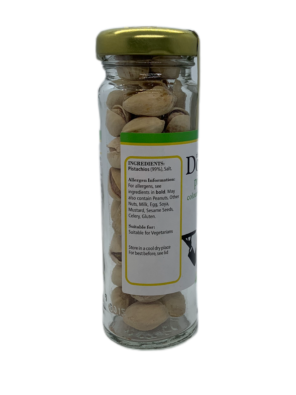 Salted Pistachios Bartec Jar - The Dormen Food Company