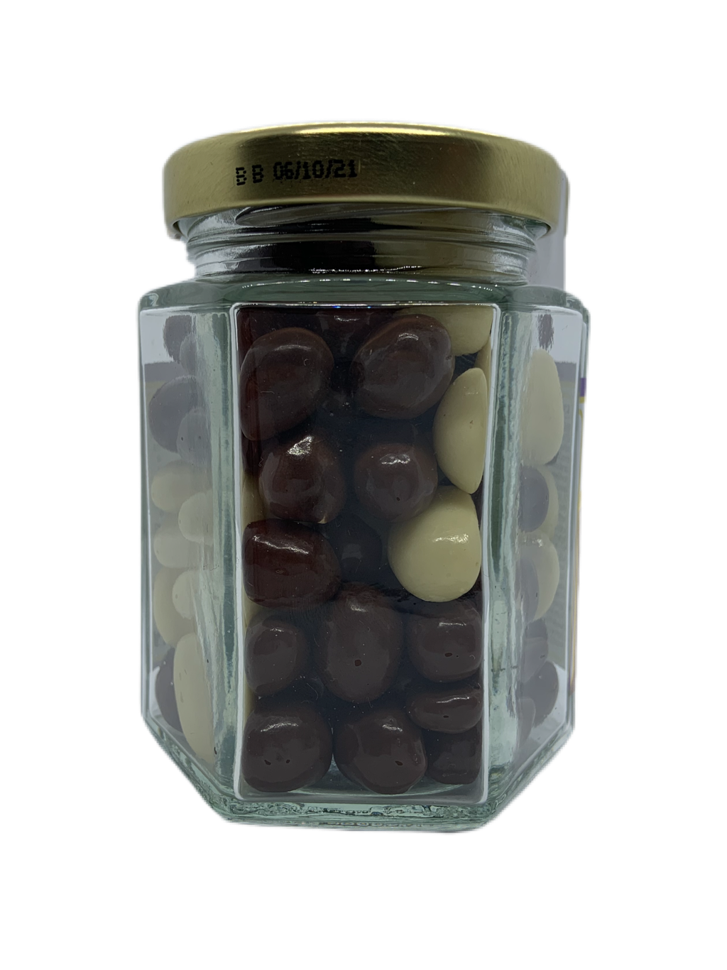 Chocolate Peanut & Yoghurt Raisins Hexagonal Jar - The Dormen Food Company