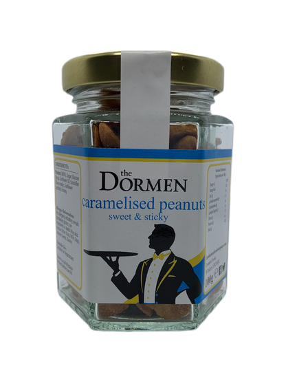 Caramelised Peanuts Hexagonal Jar - The Dormen Food Company