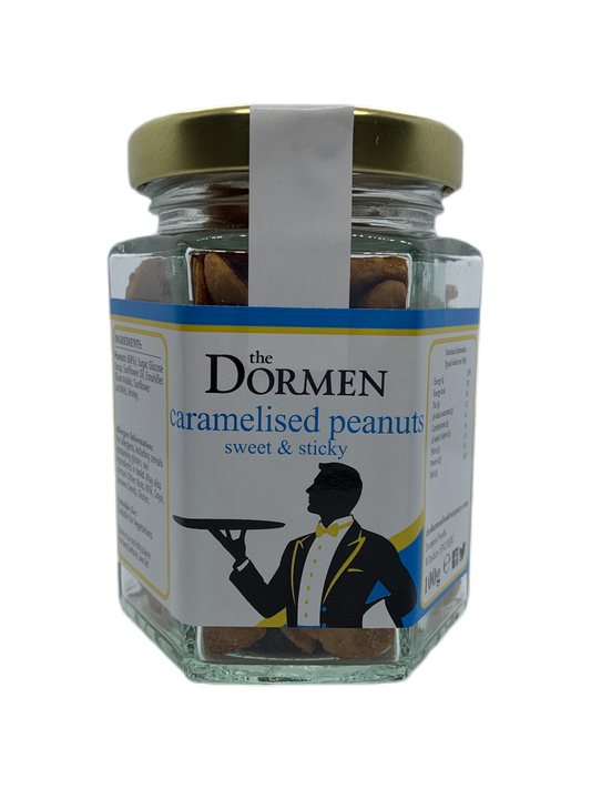 Caramelised Peanuts Hexagonal Jar - The Dormen Food Company