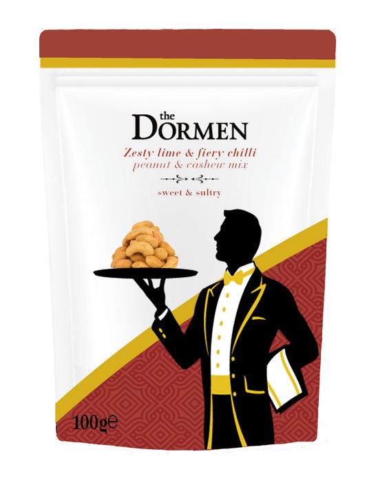 Zesty Lime & Fiery Chilli Cashews & Peanuts Premium Pouch 8 x 100g TRADE