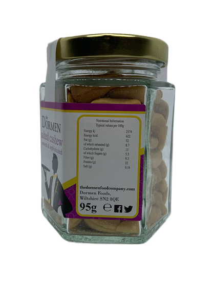 Salted Cashews Hexagonal Jar - The Dormen Food Company