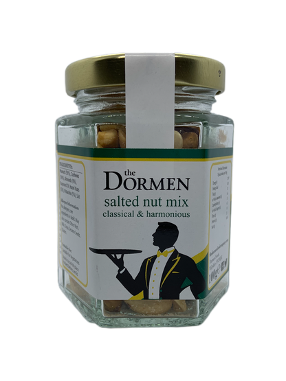 Salted Nut Mix Hexagonal Jar - The Dormen Food Company