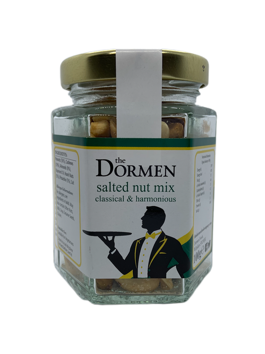 Salted Nut Mix Hexagonal Jar - The Dormen Food Company