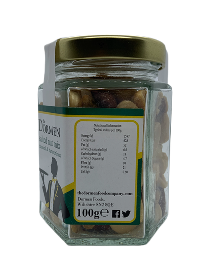 Salted Nut Mix Hexagonal Jar - The Dormen Food Company