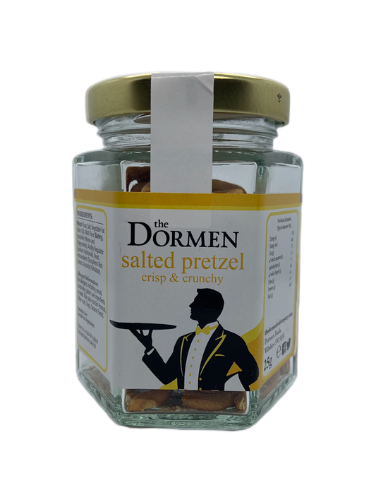 Salted Pretzel Twists Hexagonal Jar (Trade) - The Dormen Food Company