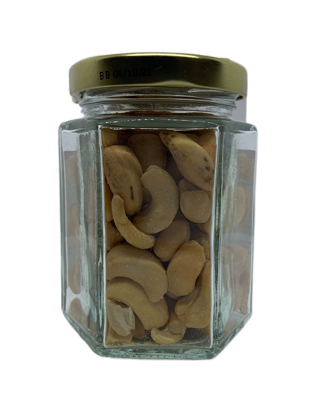 Salted Cashews Hexagonal Jar - The Dormen Food Company